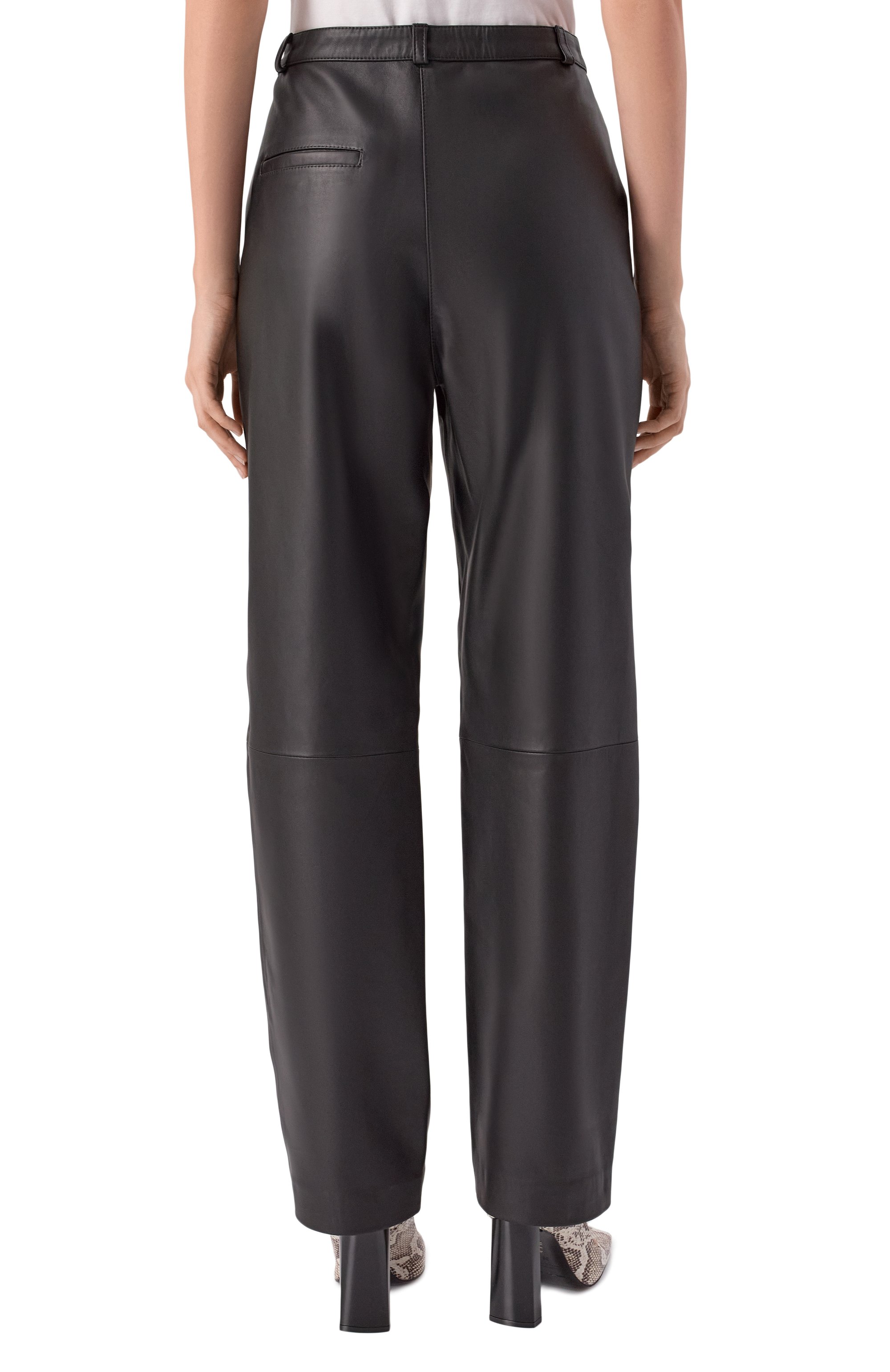 Кожаные брюки LOULOU DE SAISON, арт. C0BE, фото 4