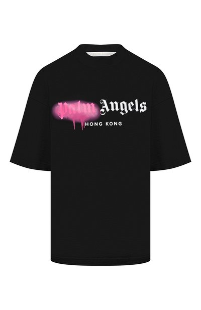 Женская хлопковая футболка PALM ANGELS, арт. PWAA017F20JER0021032