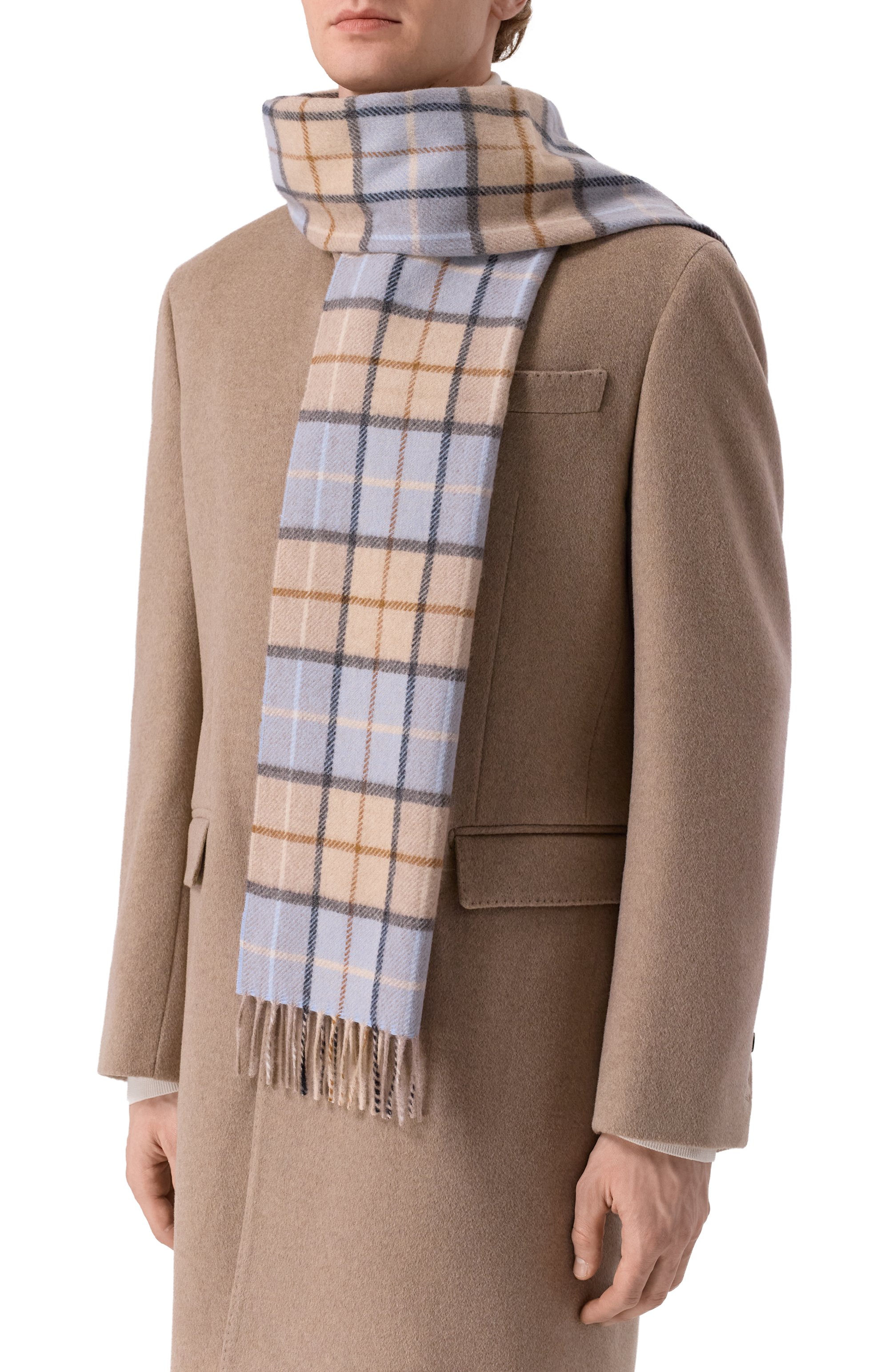 Кашемировый шарф ANDREA CAMPAGNA, арт. 632443, фото 2