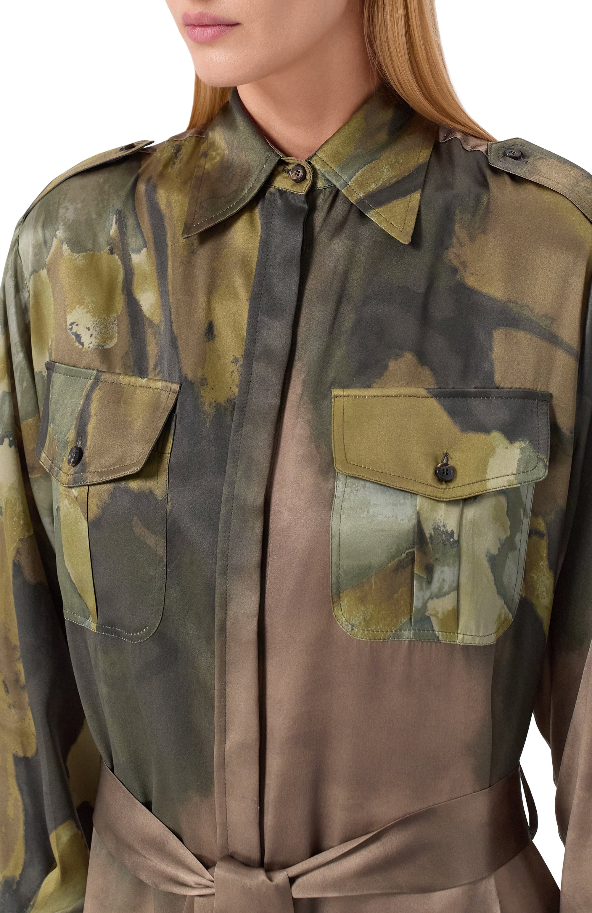 Шелковое платье KITON, арт. D47321K0585G03, фото 5