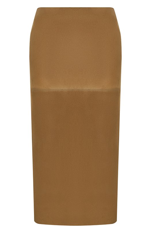 Замшевая юбка Petar Petrov S26LR4 Коричневый S26LR4