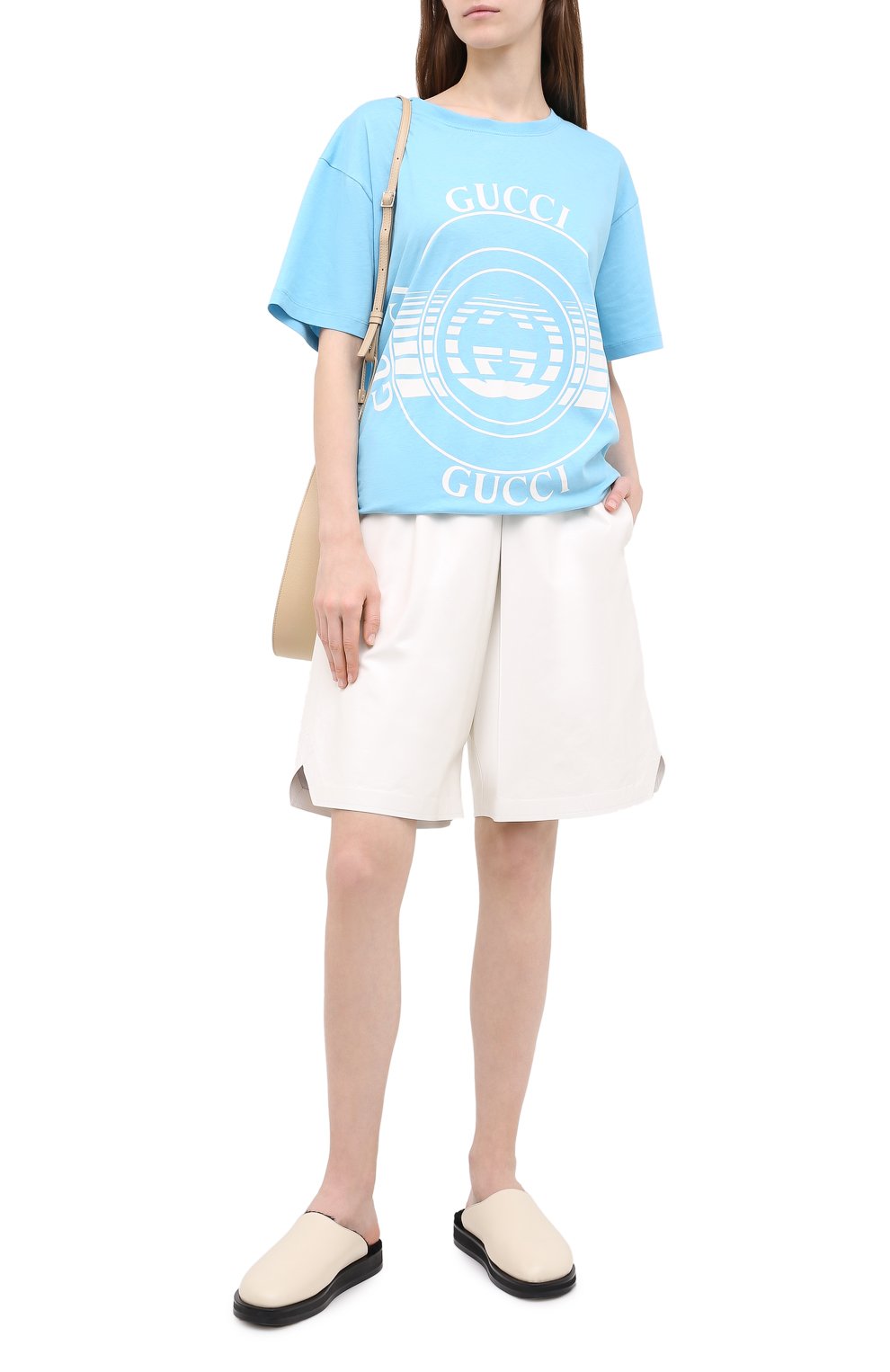 Хлопковая футболка GUCCI, арт. 615044/XJCQ8, фото 2