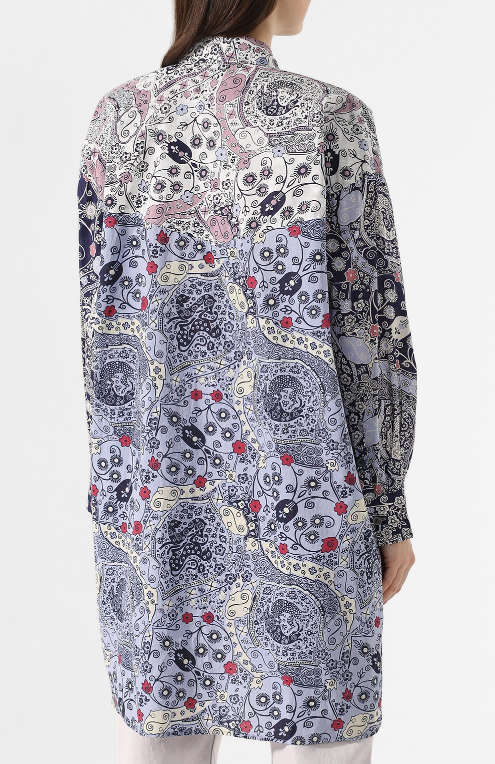 Хлопковая рубашка ISABEL MARANT ETOILE, арт. HT1668-20P026E/USSAYA, фото 4