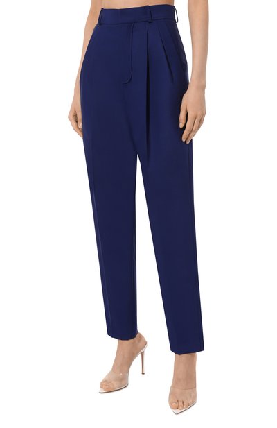 Шерстяные брюки GOOROO синего цвета по цене 49680 руб., арт. P011-3000-444-FW24, фото 3 Шерстяные брюки GOOROO, арт. P011-3000-444-FW24, фото 3