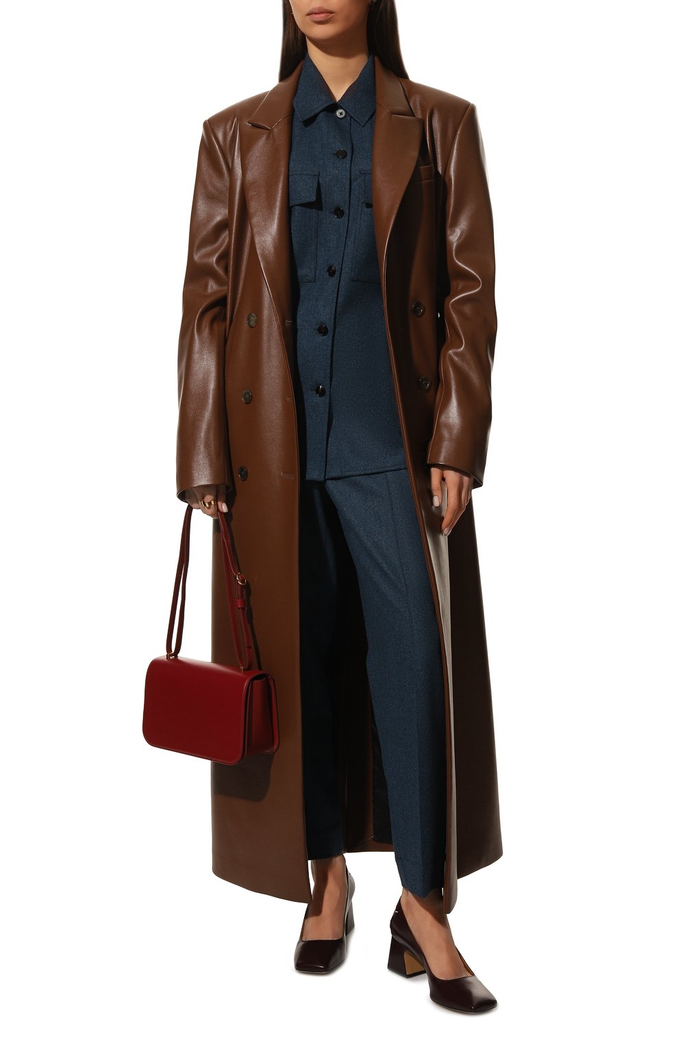 Шерстяные брюки JIL SANDER темно-синего цвета по цене 93750 руб., арт. J40KA0002-JTN020, фото 2 Шерстяные брюки JIL SANDER, арт. J40KA0002-JTN020, фото 2