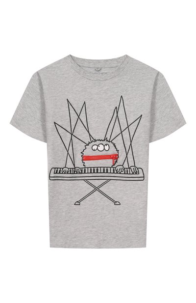Хлопковая футболка STELLA MCCARTNEY, арт. TY8P01