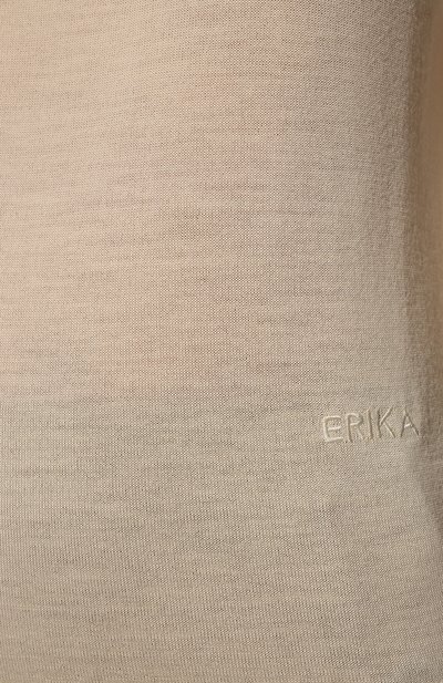 Шерстяная водолазка ERIKA CAVALLINI кремового цвета по цене 34650 руб., арт. W2/P/P2WA30, фото 5 Шерстяная водолазка ERIKA CAVALLINI, арт. W2/P/P2WA30, фото 5