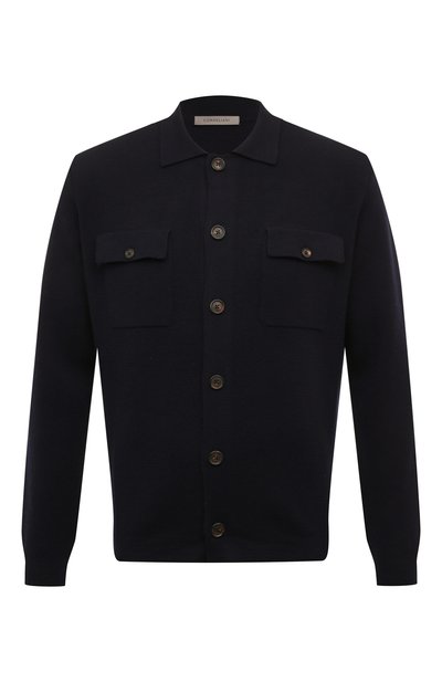 Мужская шерстяная рубашка CORNELIANI, арт. 94M589-9425164