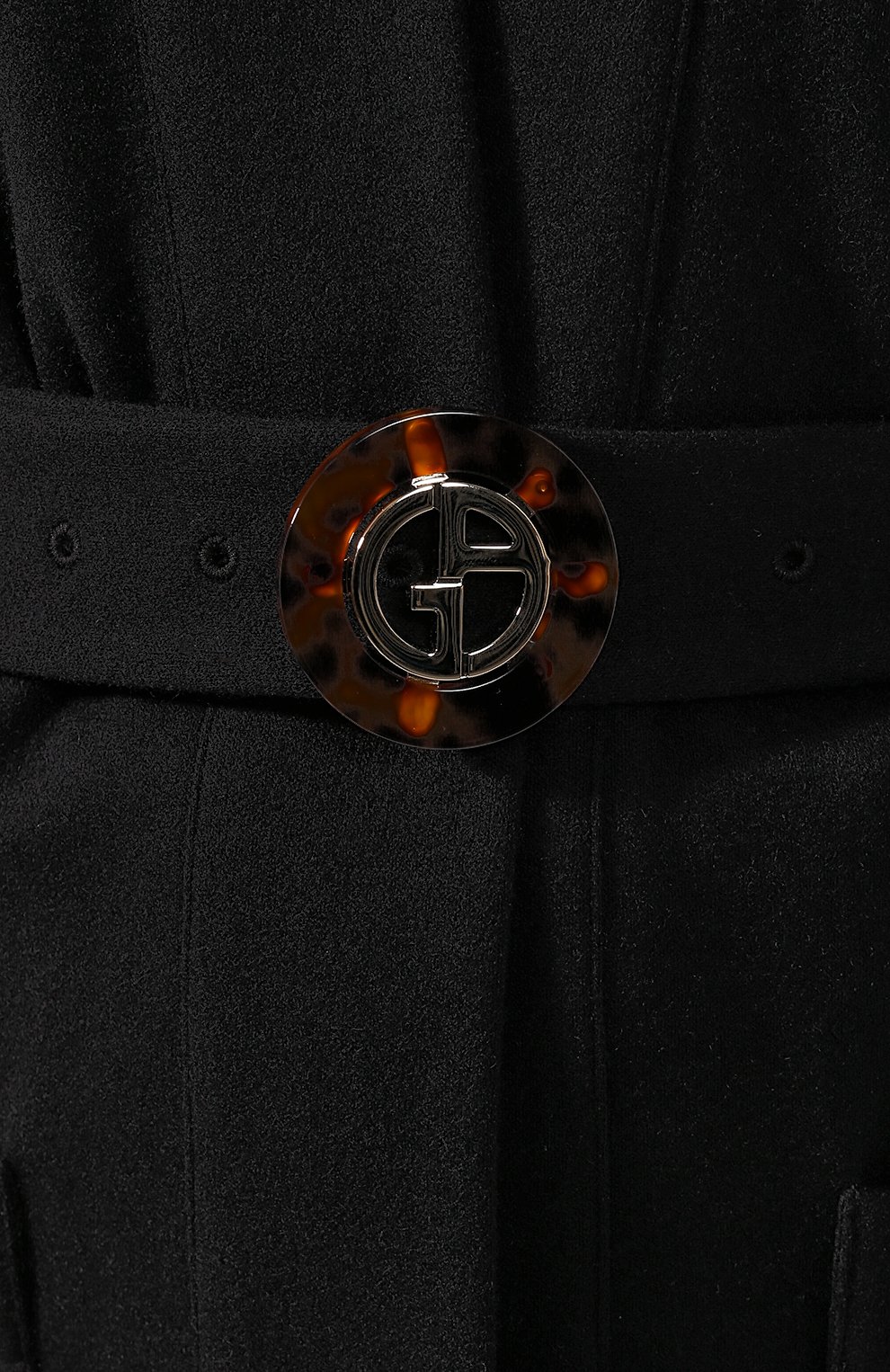 Пальто из смеси кашемира и шерсти GIORGIO ARMANI черного цвета по цене 580500 руб., арт. 3HAL50/AJNPZ, фото 5 Пальто из смеси кашемира и шерсти GIORGIO ARMANI, арт. 3HAL50/AJNPZ, фото 5
