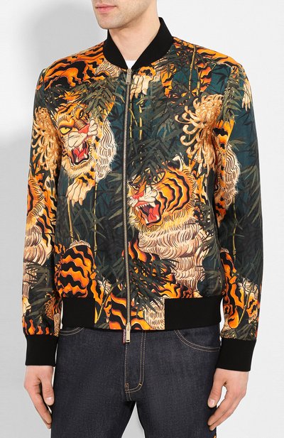 Шелковый бомбер DSQUARED2, арт. S71AN0180/S52759, фото 3