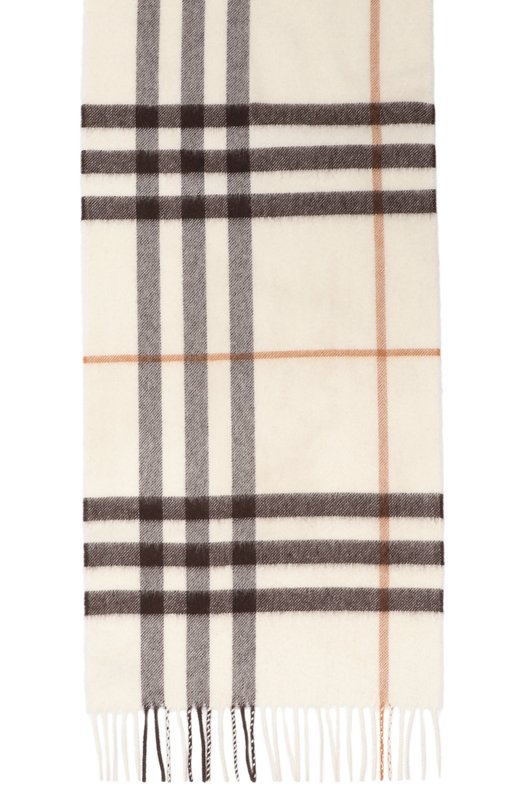 Кашемировый шарф Burberry 8112634 Кремовый  8112634 Фото 4