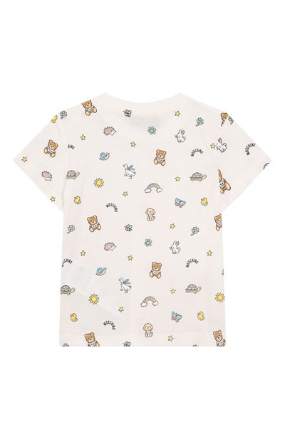 Хлопковая футболка MOSCHINO, арт. MUM04H/LABA6, фото 2