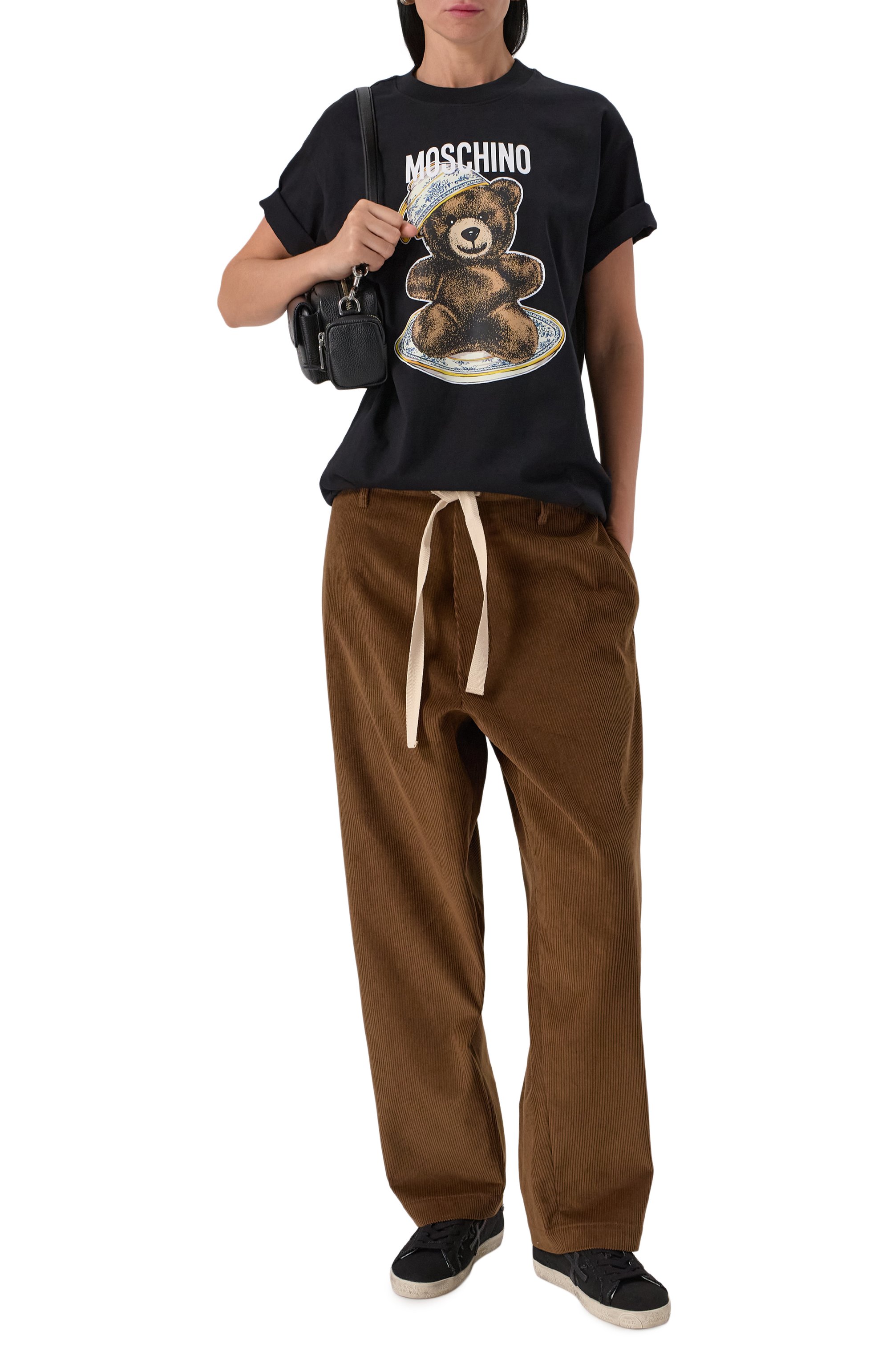 Вельветовые брюки M05CH1NO JEANS, арт. V0343/8220, фото 2