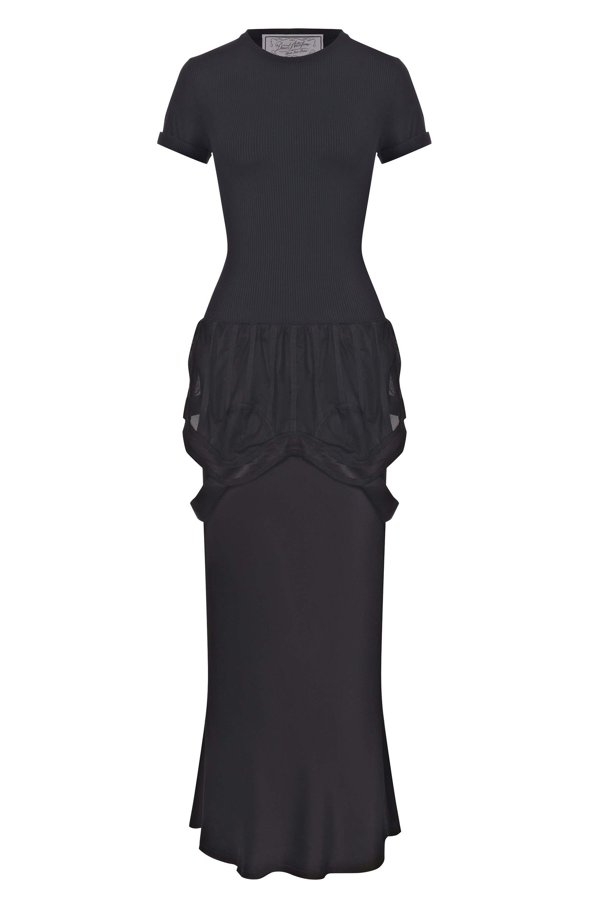 Комбинированное платье DANIIL ANTSIFEROV, арт. DA_3050.9005.026, фото 1