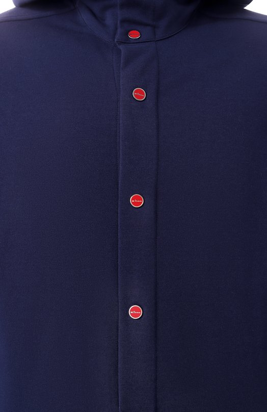 Хлопковая рубашка Kiton UMCPETEH0805210 Синий  UMCPETEH0805210 Фото 6