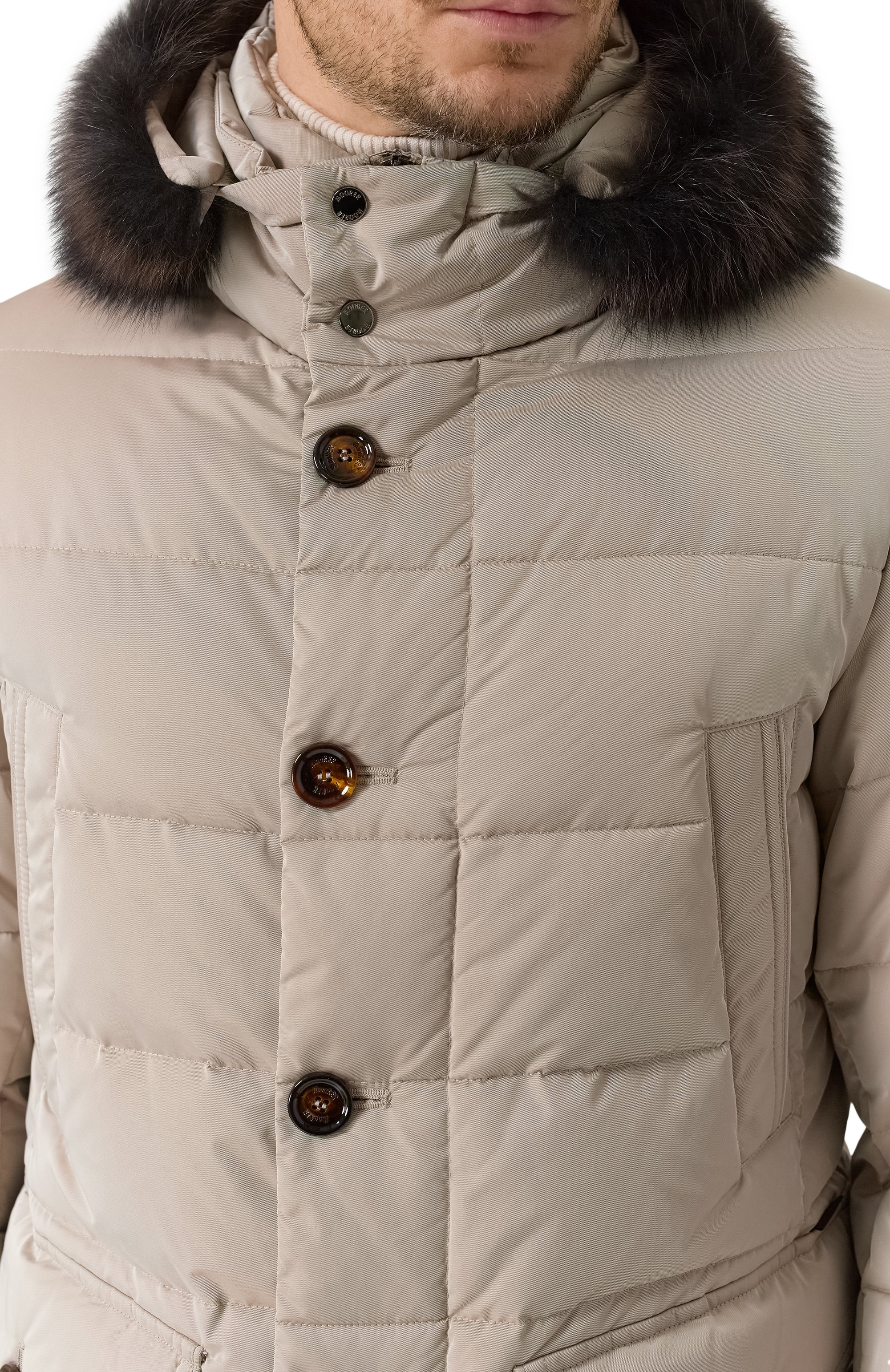 Пуховик fagio-f с отделкой из енота MOORER, арт. FAGI0-F/KM, фото 5