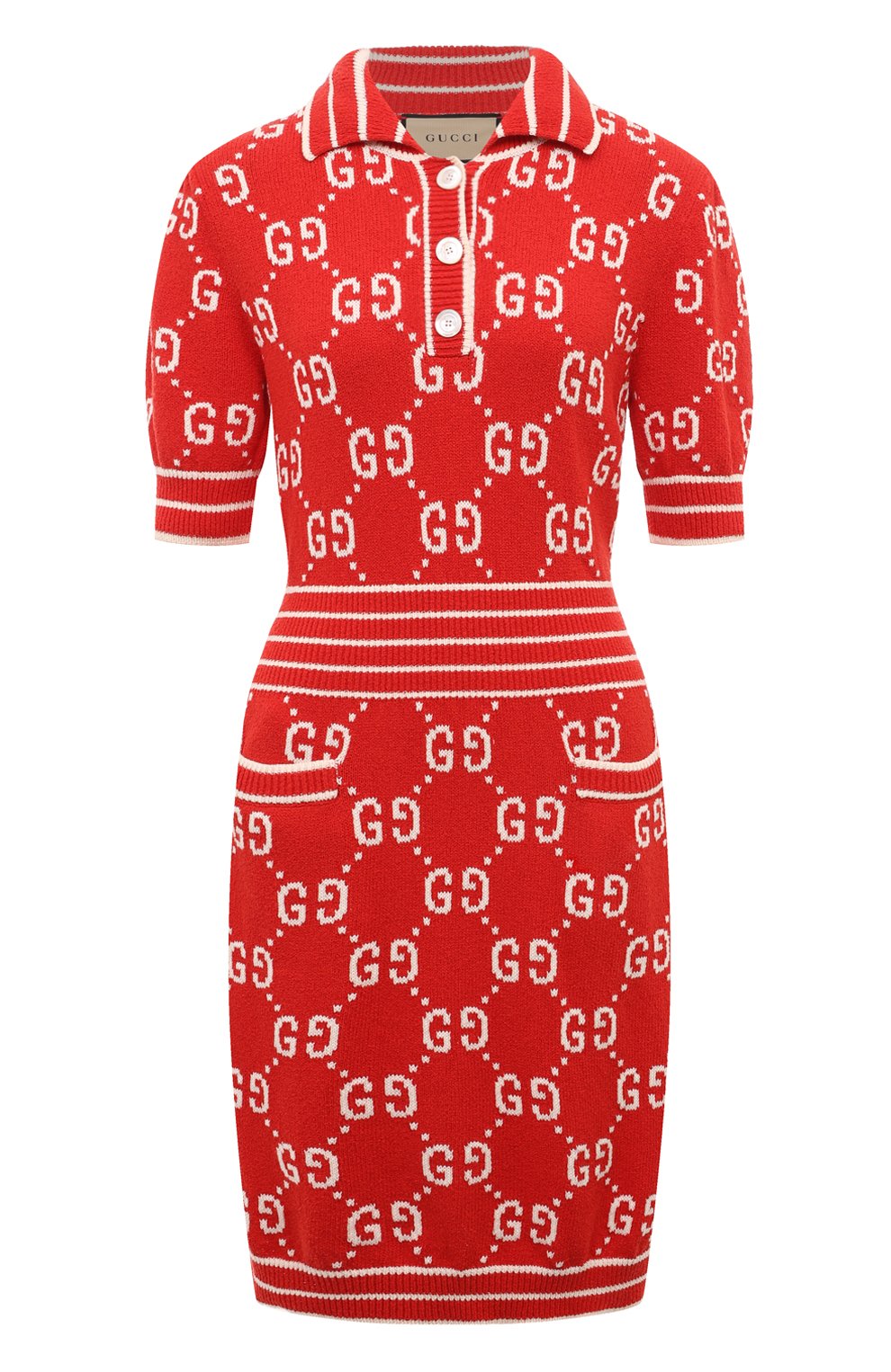 Хлопковое платье GUCCI, арт. 753920/XKCAN, фото 1