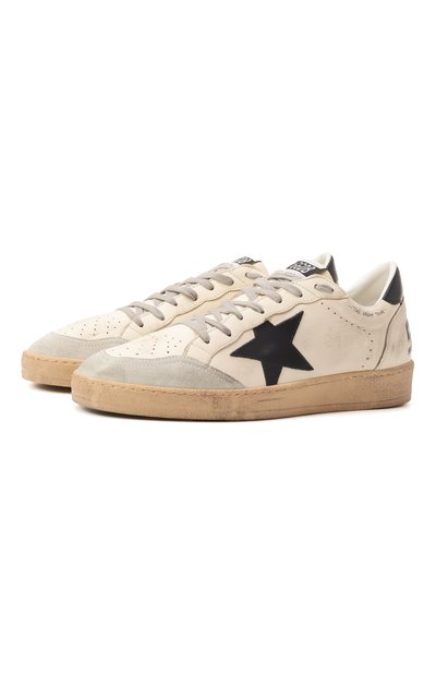 Кожаные кеды ball star GOLDEN GOOSE DELUXE BRAND, арт. GMF00117.F006869, фото 1