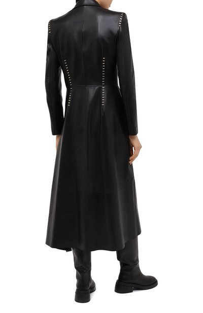 Кожаное пальто ALEXANDER MCQUEEN, арт. 633541/Q5AD9, фото 4
