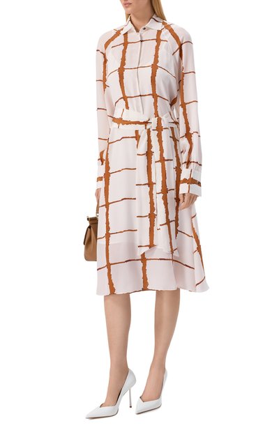 Шелковое платье KITON, арт. D61340K0874G03, фото 2