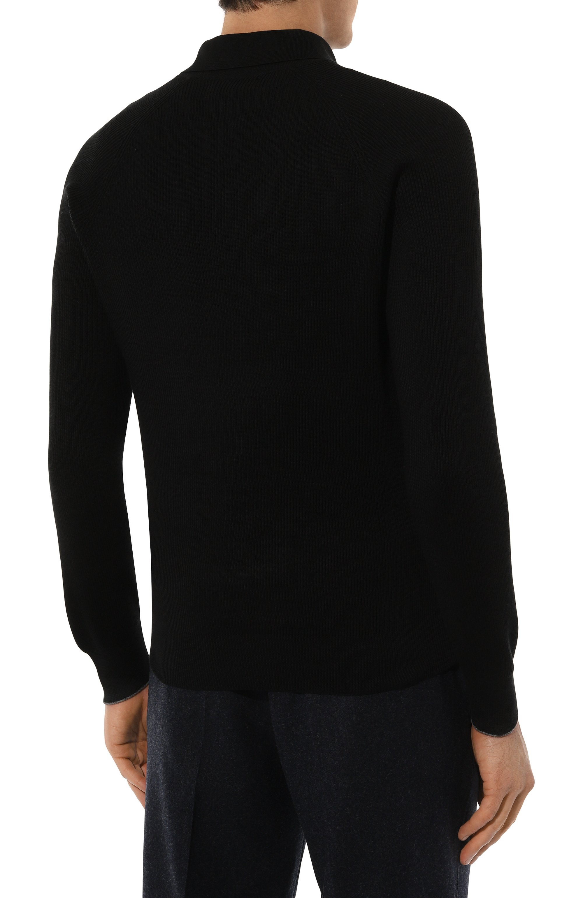 Хлопковое поло BRUNELLO CUCINELLI, арт. M29400105, фото 4