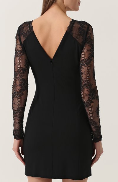Приталенное мини-платье с кружевным лифом LA PERLA, арт. 000950D, фото 4
