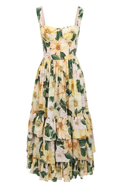 Женское хлопковое платье DOLCE & GABBANA, арт. F64V7T/HS5IA