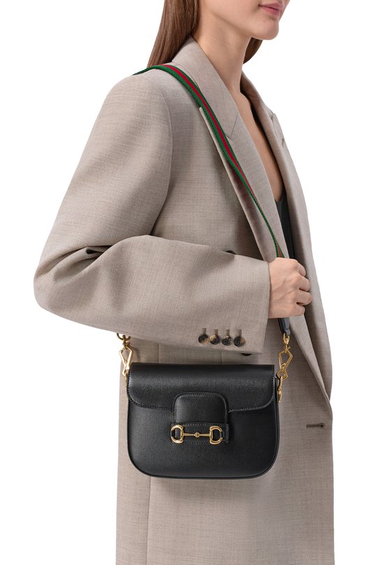 Сумка GG 1955 Horsebit mini Gucci 658574/18YSG Чёрный  658574/18YSG Фото 2