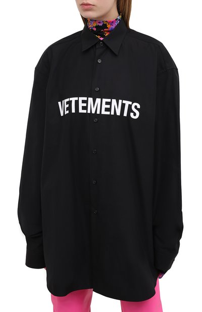 Хлопковая рубашка VETEMENTS, арт. UE51SH300B 1004/W, фото 3