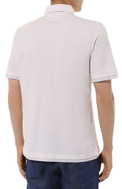 Хлопковое поло BRUNELLO CUCINELLI, арт. M0B133966, фото 4