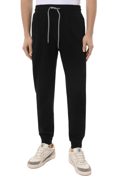 Хлопковые джоггеры BRUNELLO CUCINELLI, арт. M0T35B2001, фото 3