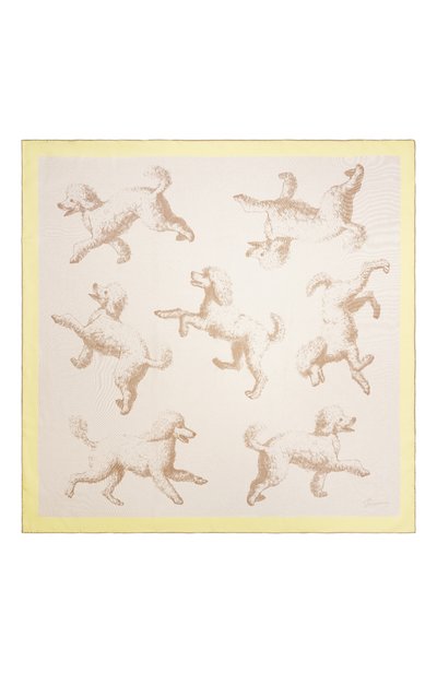 Шелковый платок JACQUEMUS кремового цвета по цене 39750 руб., арт. 26HACU00872/AW00263, фото 4 Шелковый платок JACQUEMUS, арт. 26HACU00872/AW00263, фото 4