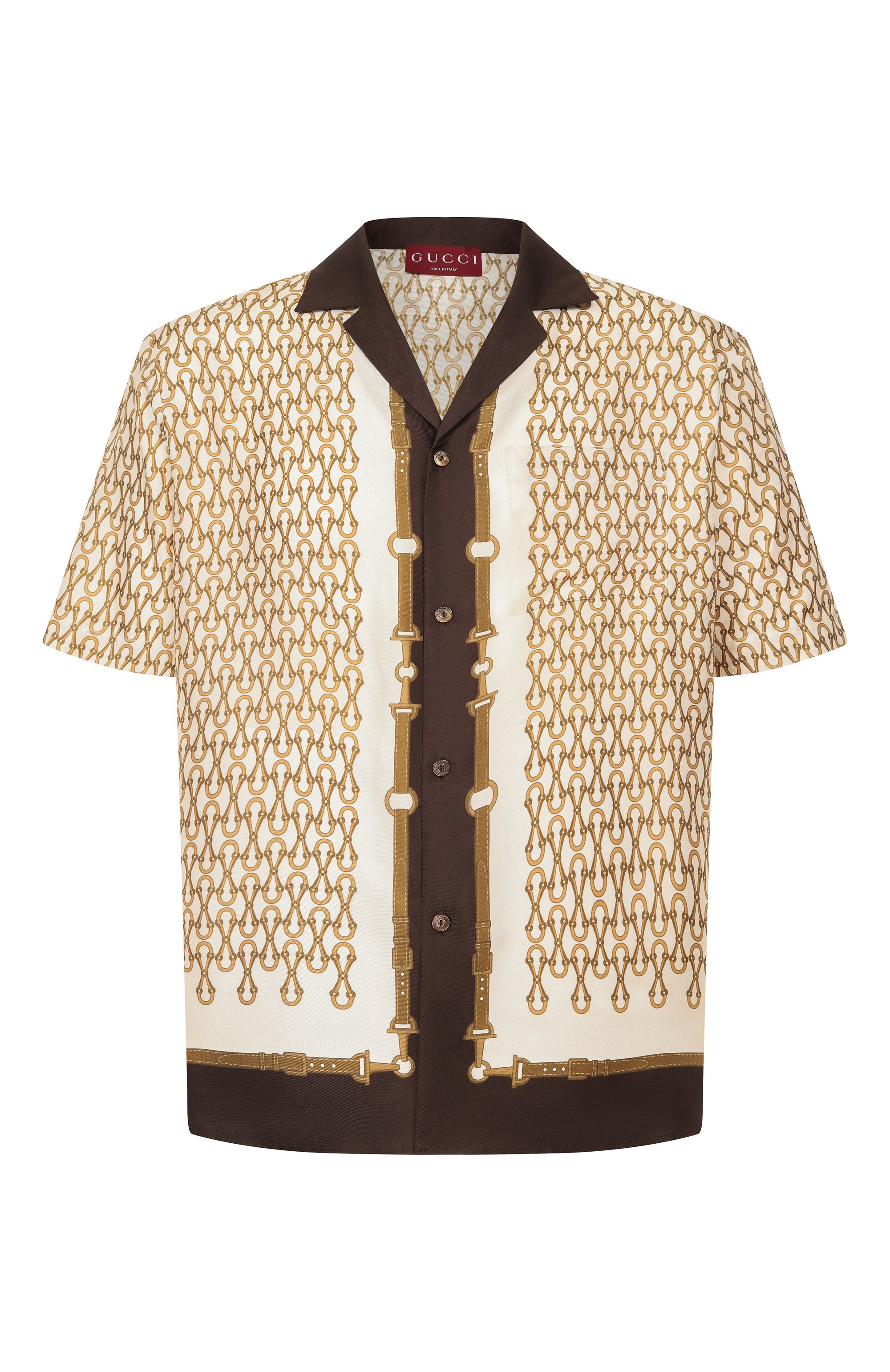 Шелковая рубашка GUCCI, арт. 794907/ZAUIZ, фото 1