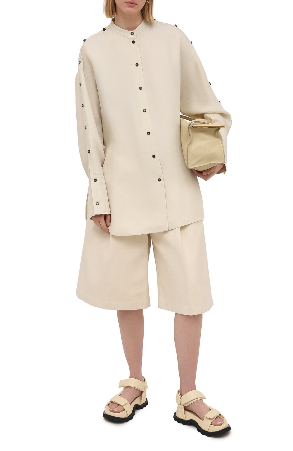 Рубашка из вискозы и шелка JIL SANDER, арт. JSPS601104-WS391900, фото 2