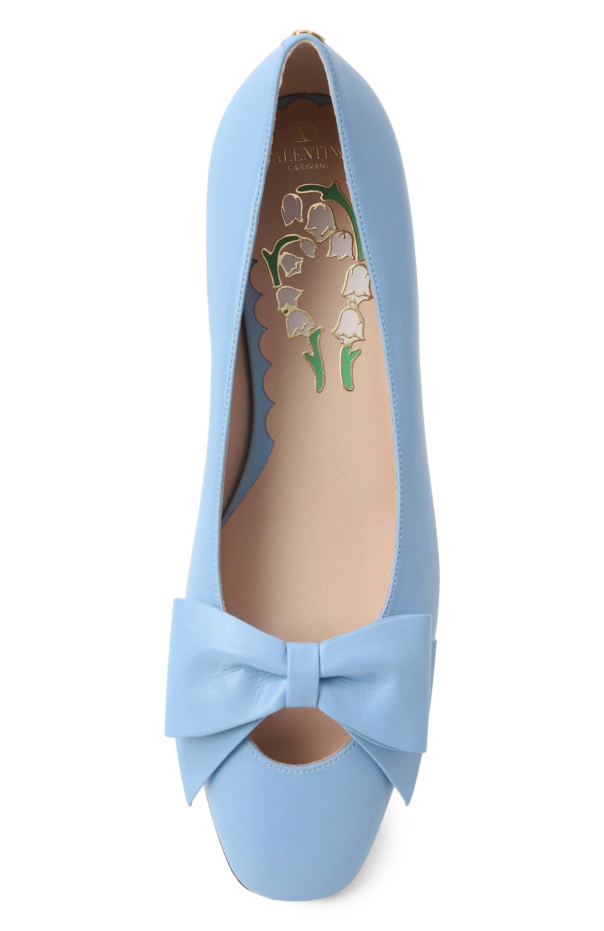 Кожаные балетки bowow VALENTINO, арт. 7W2S0MS0/DDT, фото 6