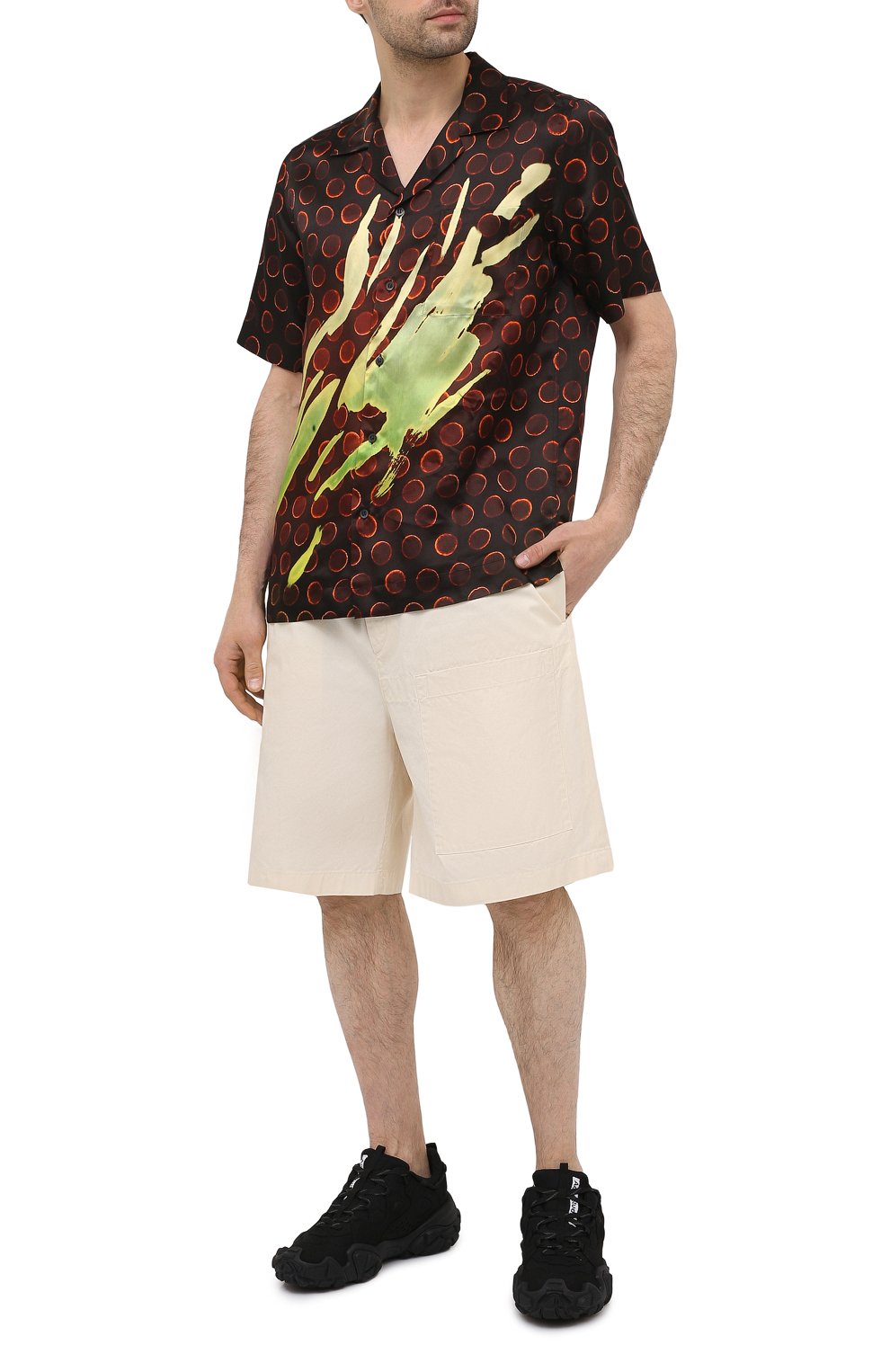 Рубашка из вискозы DRIES VAN NOTEN, арт. 211-20719-2074, фото 2