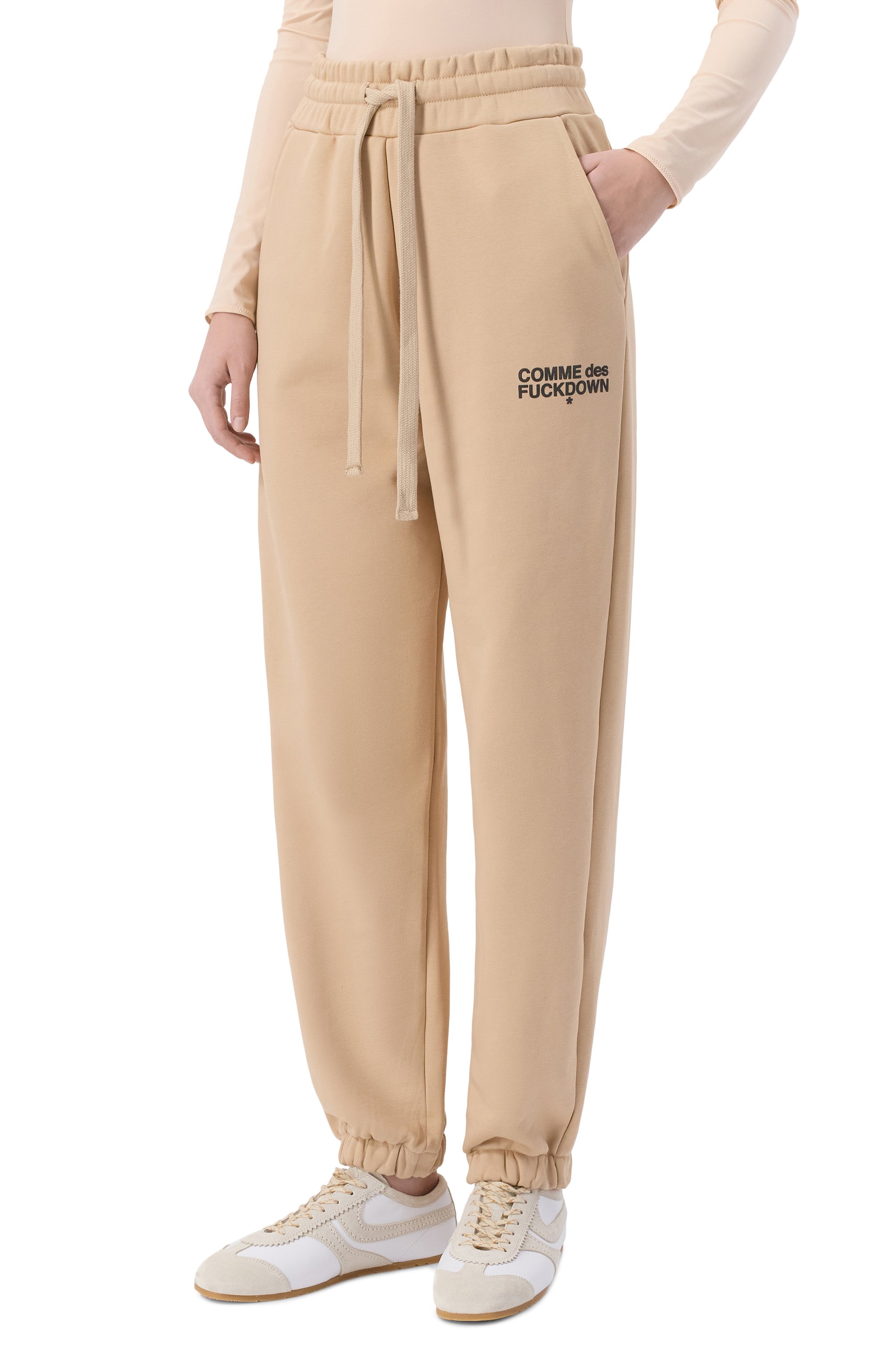 Хлопковые джоггеры COMME DES FUCKDOWN, арт. CFABW01357, фото 3