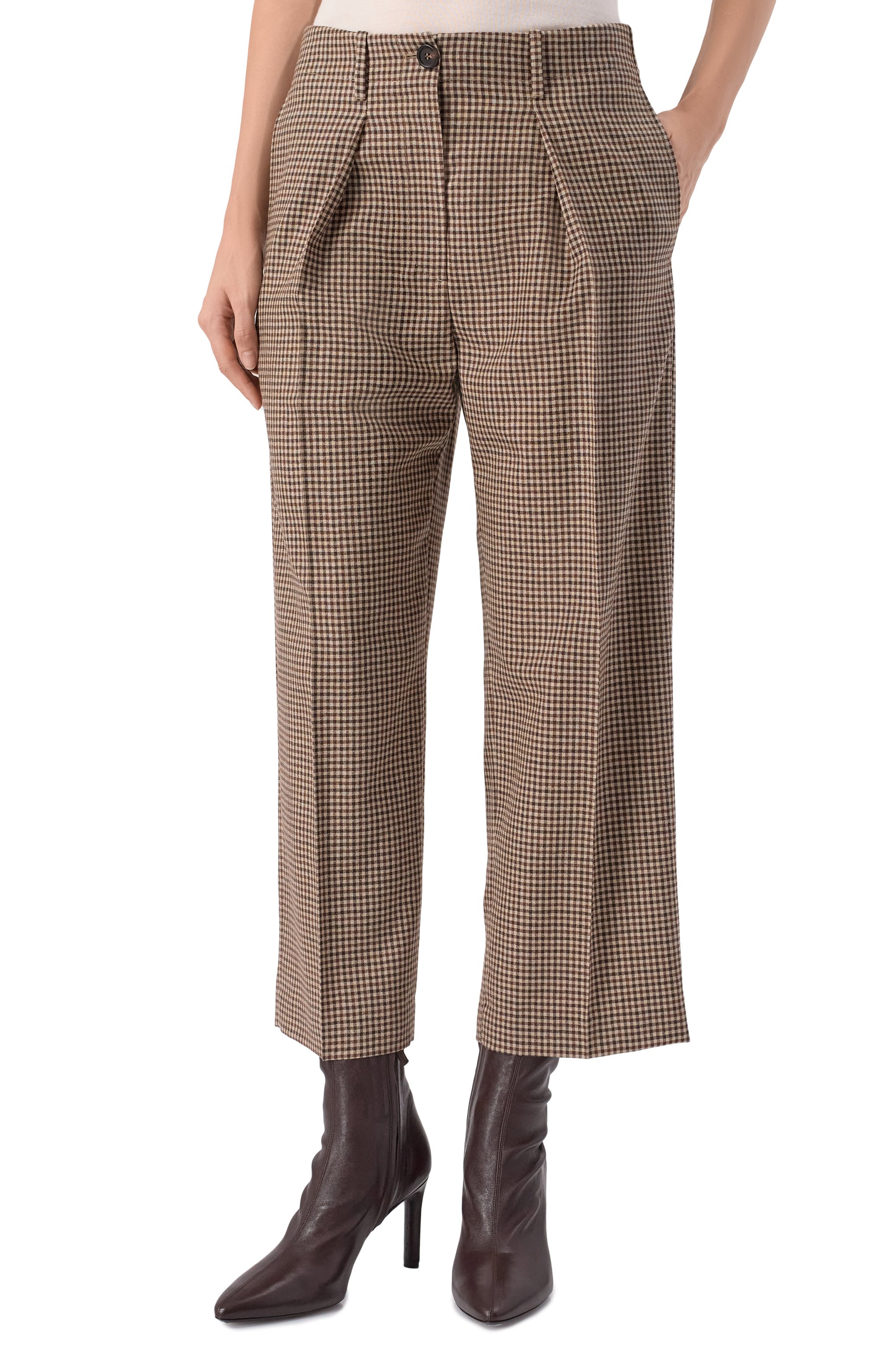 Шерстяные брюки BRUNELLO CUCINELLI, арт. MB149P8978, фото 3