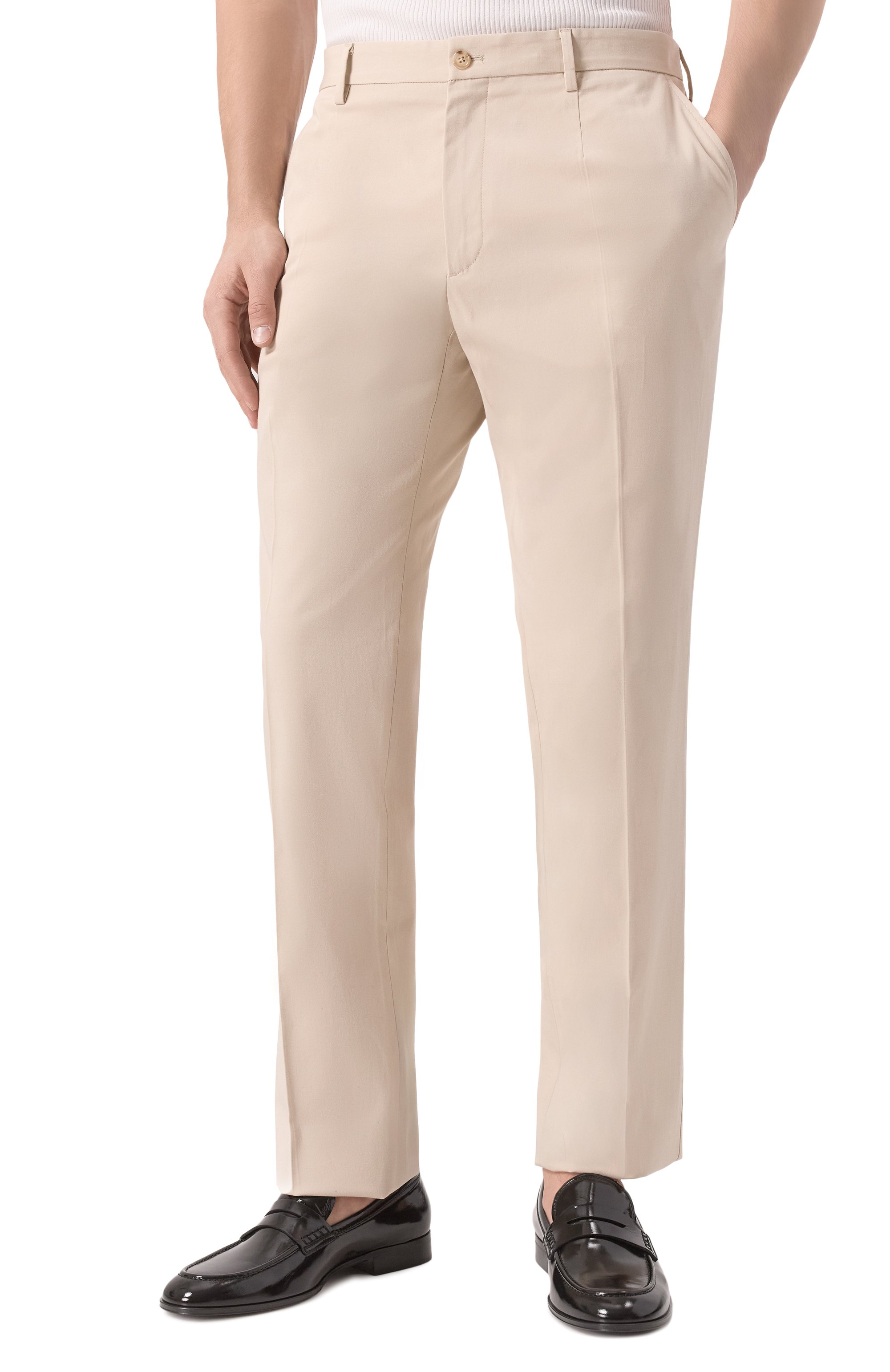 Хлопковые брюки DOLCE & GABBANA, арт. GVB6ET/FUFMJ, фото 3