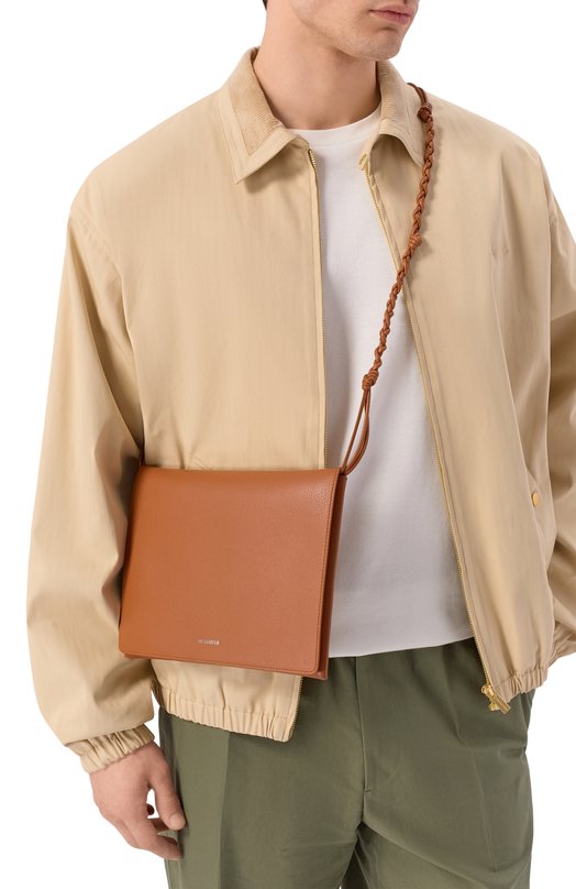 Сумка Tangle Flat medium Jil Sander J26WG0079/P8948 Коричневый  J26WG0079/P8948 Фото 2