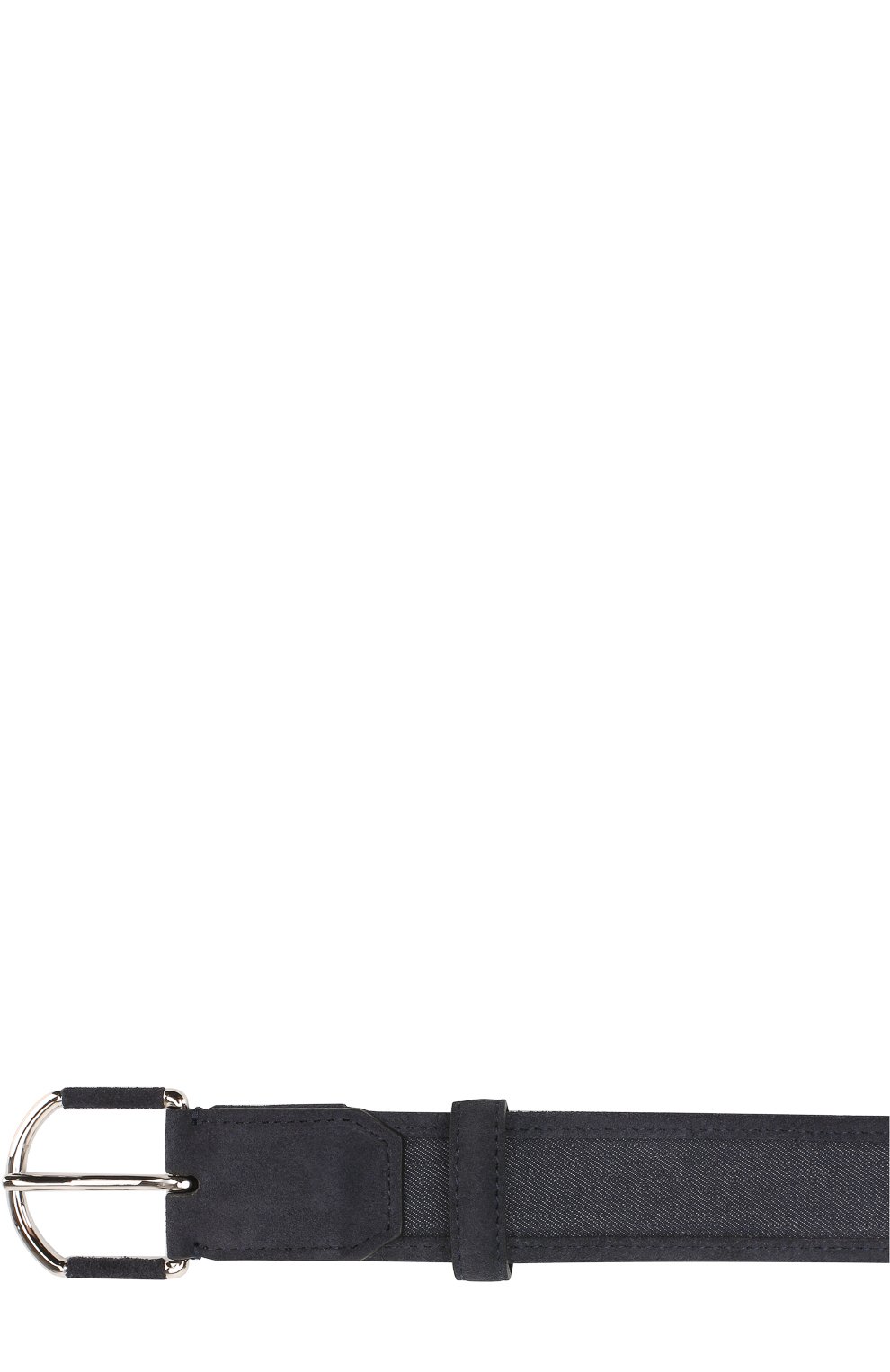 Текстильный ремень с замшевой отделкой LORO PIANA темно-синего цвета по цене 57100 руб., арт. FAG4099, фото 3 Текстильный ремень с замшевой отделкой LORO PIANA, арт. FAG4099, фото 3