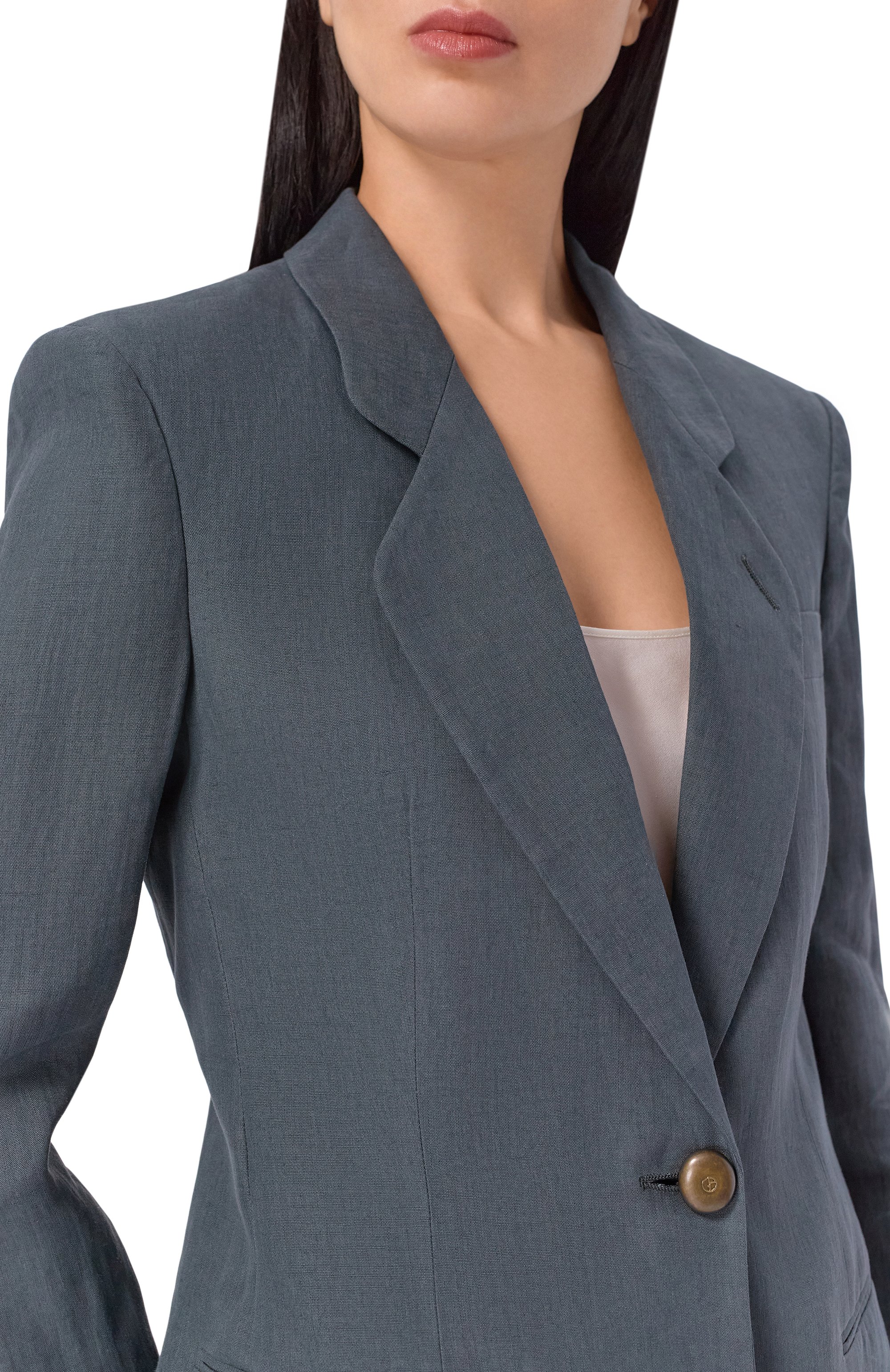 Льняной жакет GIORGIO ARMANI, арт. GW002824/TE11126, фото 5