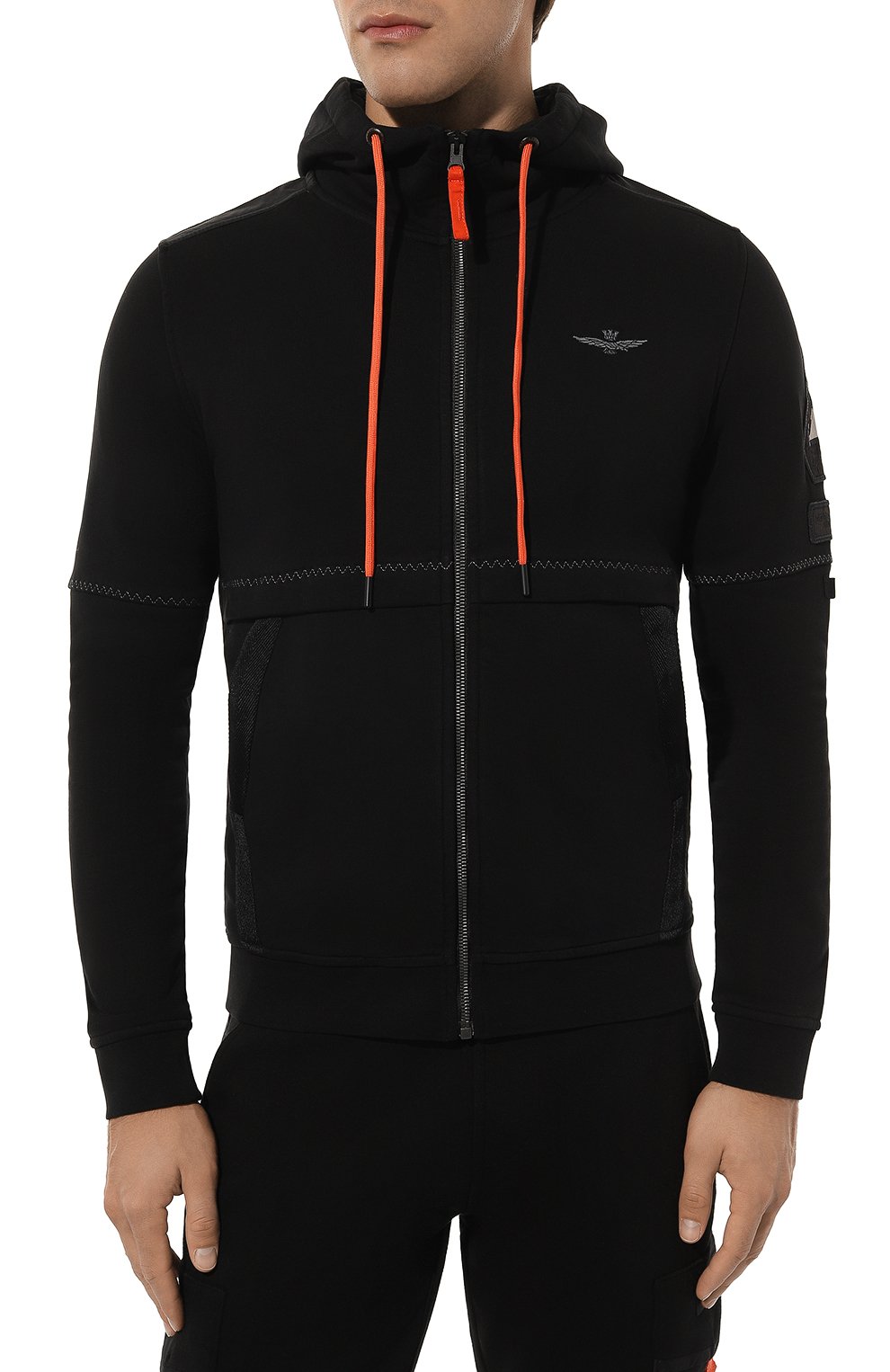 Хлопковая толстовка AERONAUTICA MILITARE, арт. FE1940F519, фото 3