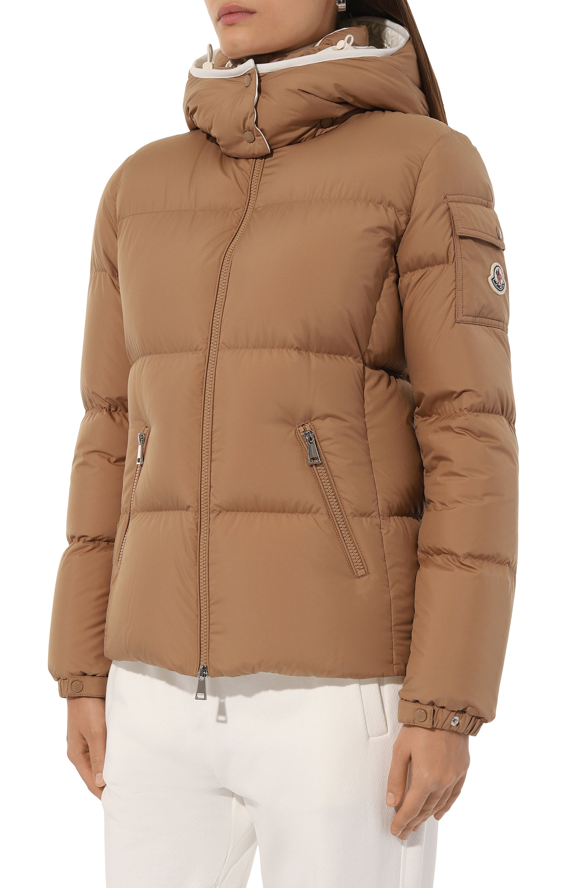Пуховик fourmines MONCLER бежевого цвета по цене 206000 руб., арт. 1A001-60-54A81, фото 3 Пуховик fourmines MONCLER, арт. 1A001-60-54A81, фото 3
