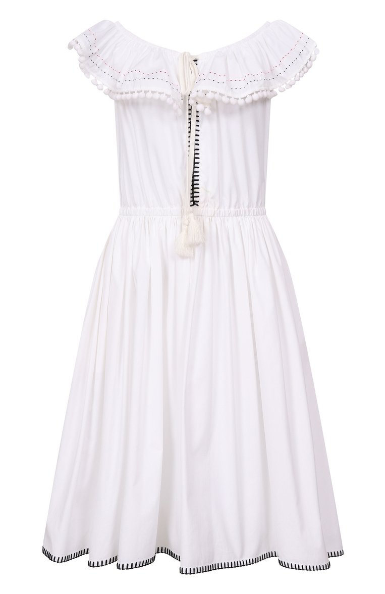 Хлопковое платье MIU MIU, арт. MF3168-1TG3-F0009, фото 1