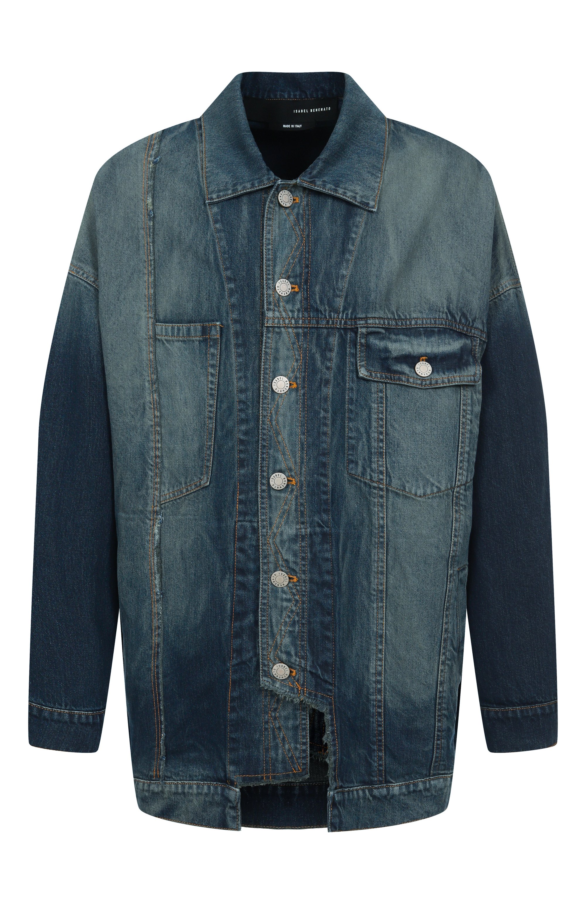 Джинсовая куртка ISABEL BENENATO, арт. UW26DF25, фото 1