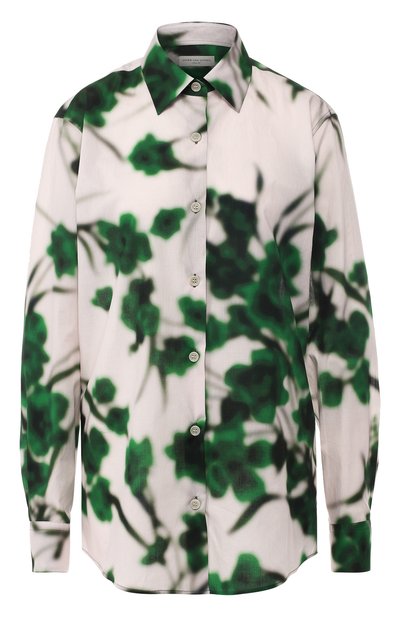 Женская хлопковая рубашка DRIES VAN NOTEN, арт. 191-30752-7100