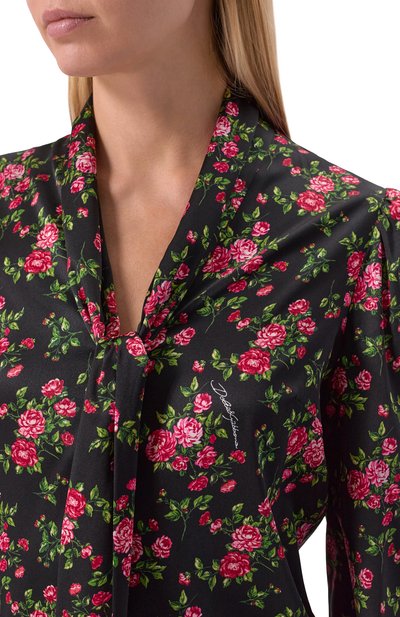 Атласная блузка DOLCE & GABBANA, арт. F5T17T/FSA8G, фото 5