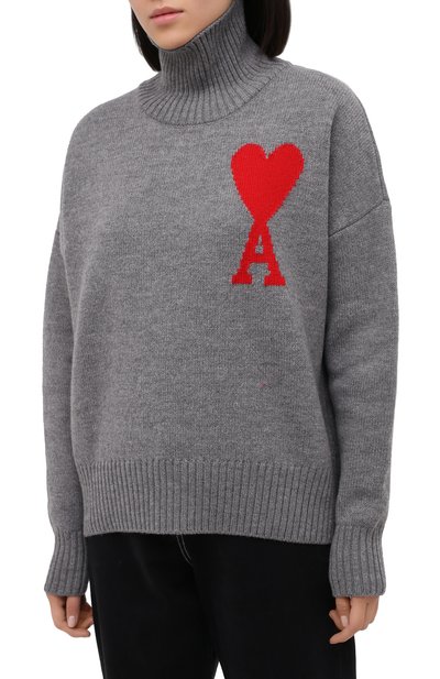 Шерстяной свитер AMI, арт. H20FK203.018, фото 3