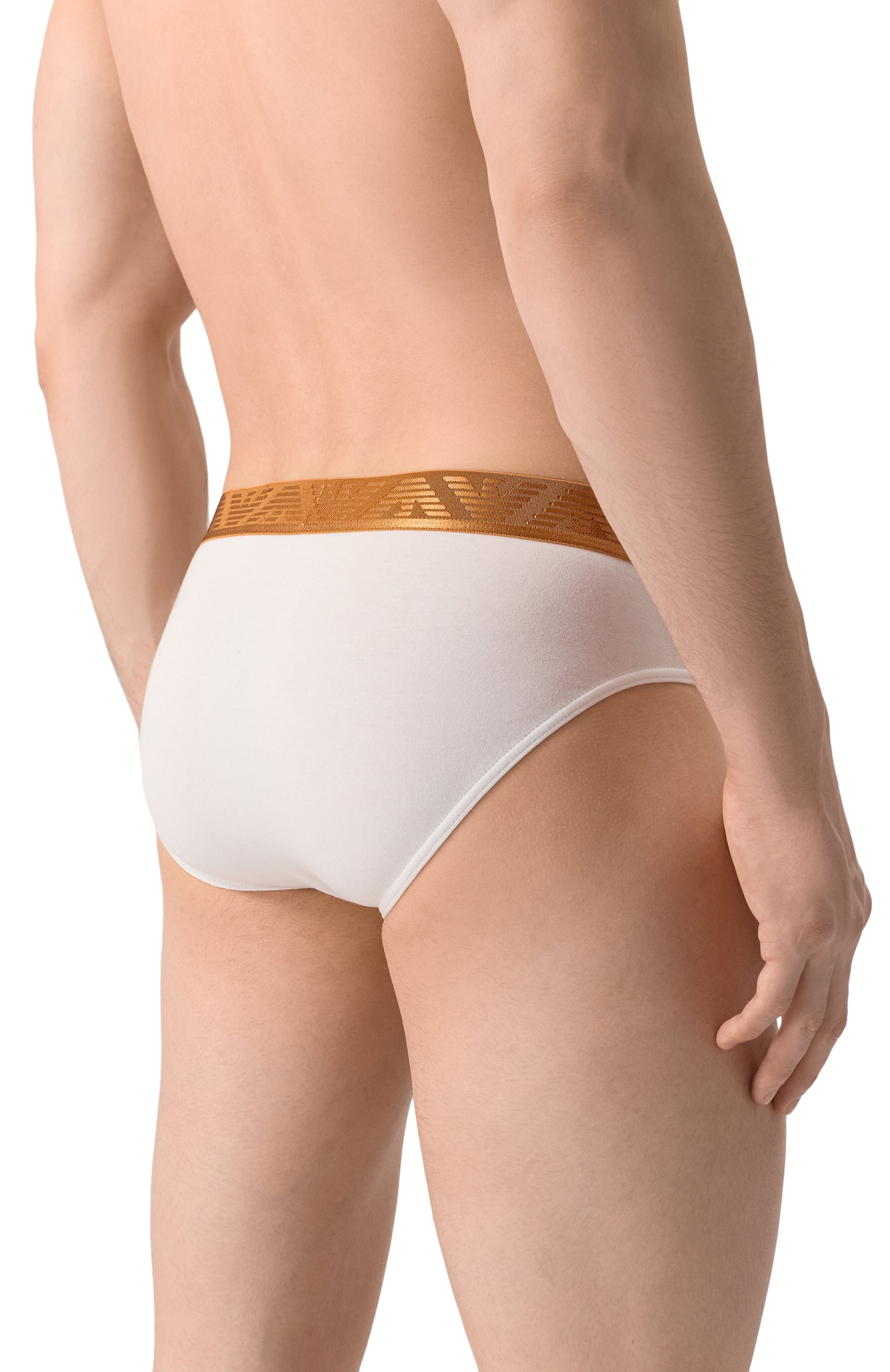 Комплект из трех брифов EMPORIO ARMANI разноцветного цвета по цене 6895 руб., арт. EM000258/AF10780, фото 5 Комплект из трех брифов EMPORIO ARMANI, арт. EM000258/AF10780, фото 5